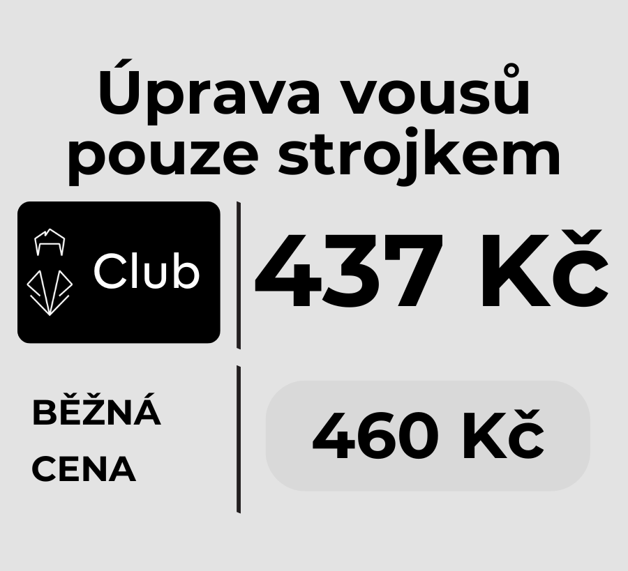 BRNO - ÚPRAVA VOUSŮ STROJKEM